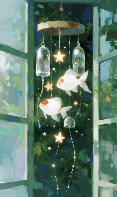 梦幻插画背景