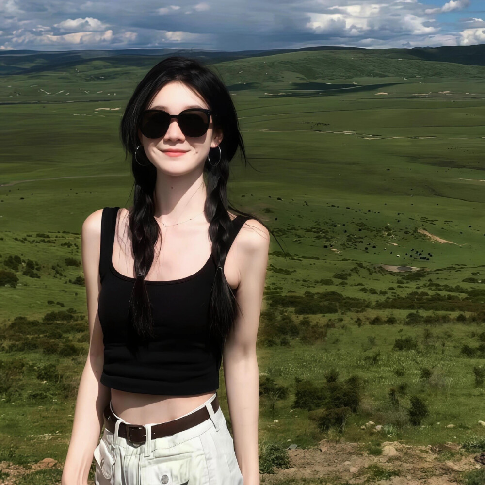 阳光氛围感明媚女头