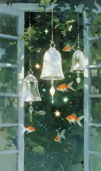 梦幻插画背景