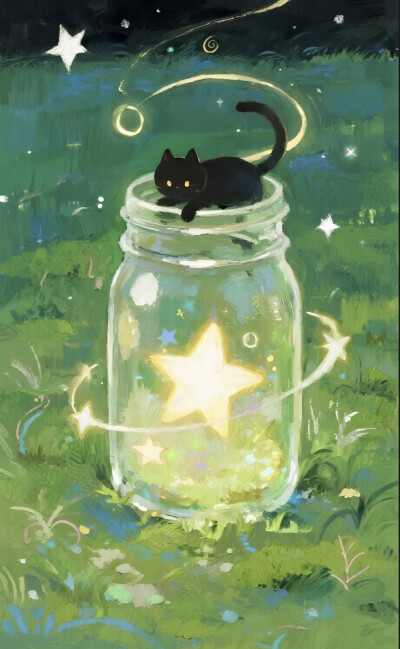 梦幻插画背景