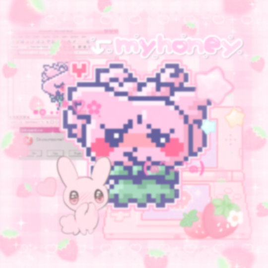 自制拓麻歌子玫瑰吉可爱核cutecore头像，转载搬运注明
［存档1版］