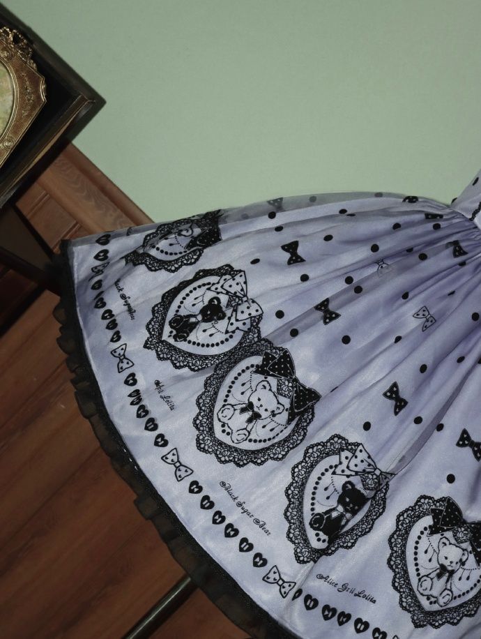 黑糖熊真的绝了呀，所有颜色里面最喜欢这个黑紫色啦～