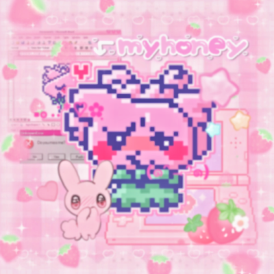 自制拓麻歌子玫瑰吉可爱核cutecore头像，转载搬运注明
［存档1版］