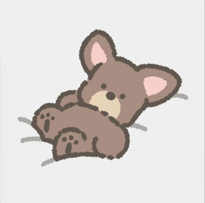 小狗柑柑无边框头像