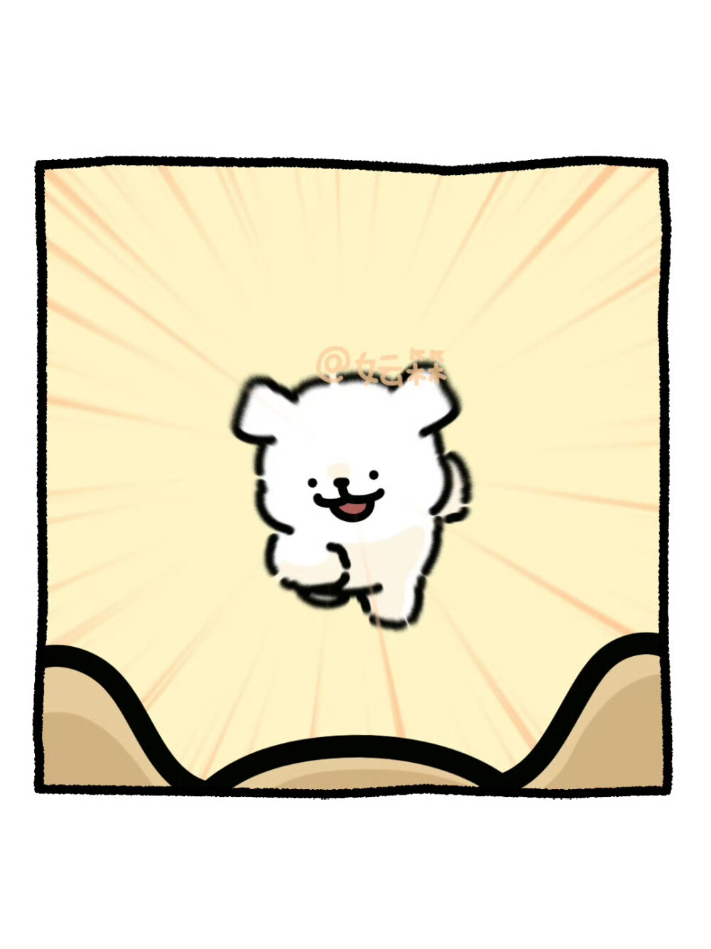 线条小狗