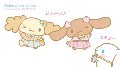 三丽鸥可爱玉桂狗家族和摩卡