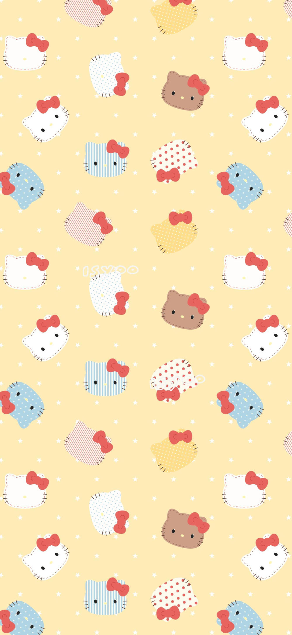 Kitty平铺可爱壁纸
画师：isyoo呢
#插画壁纸#