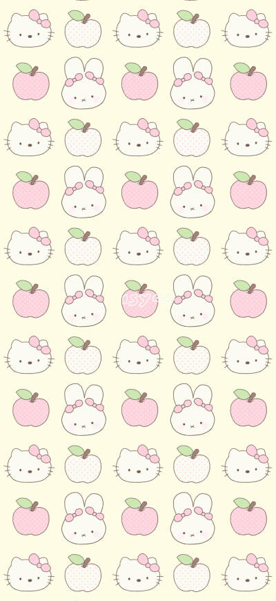 Kitty平铺可爱壁纸
画师：isyoo呢
#插画壁纸#