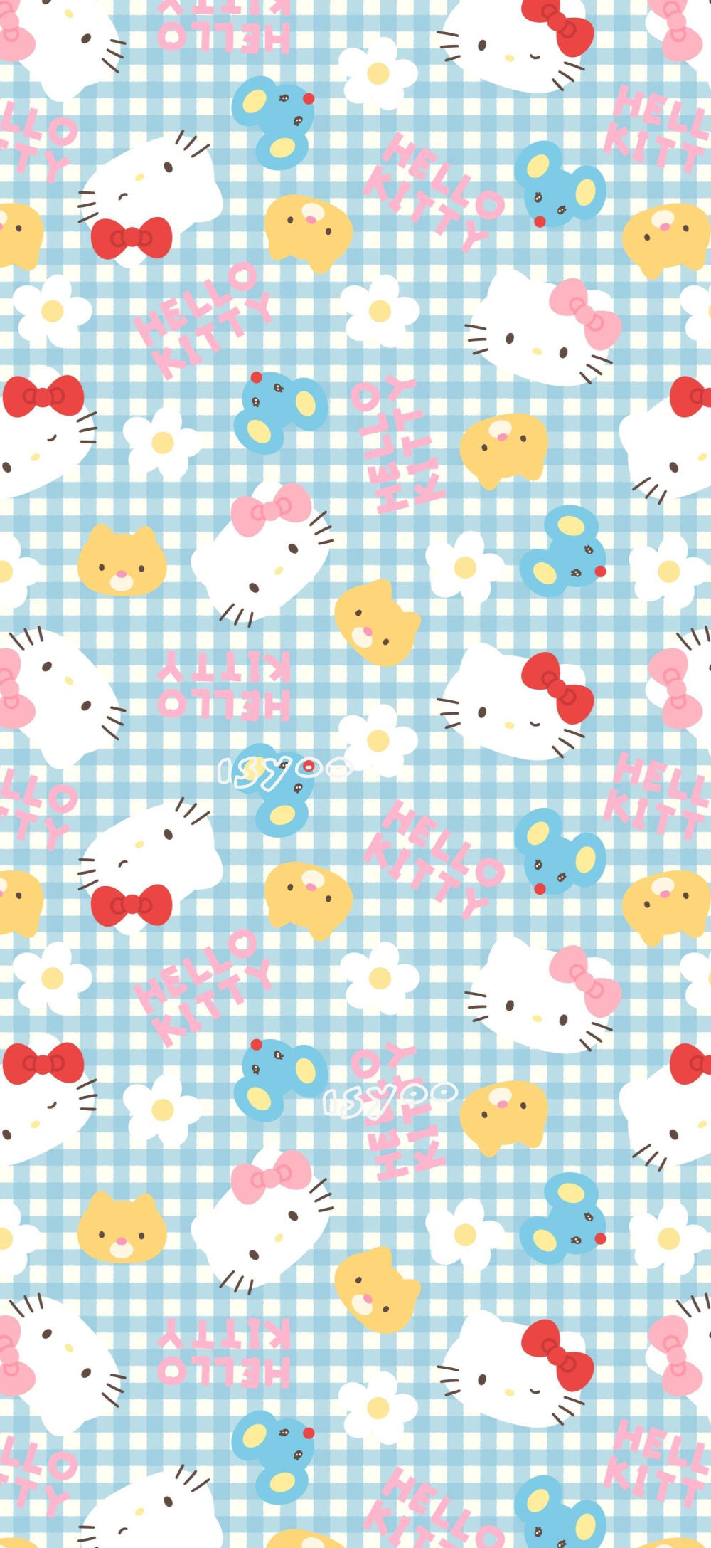 Kitty平铺可爱壁纸
画师：isyoo呢
#插画壁纸#