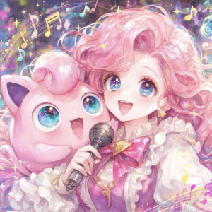 AI插画  萨勒芬妮和胖丁