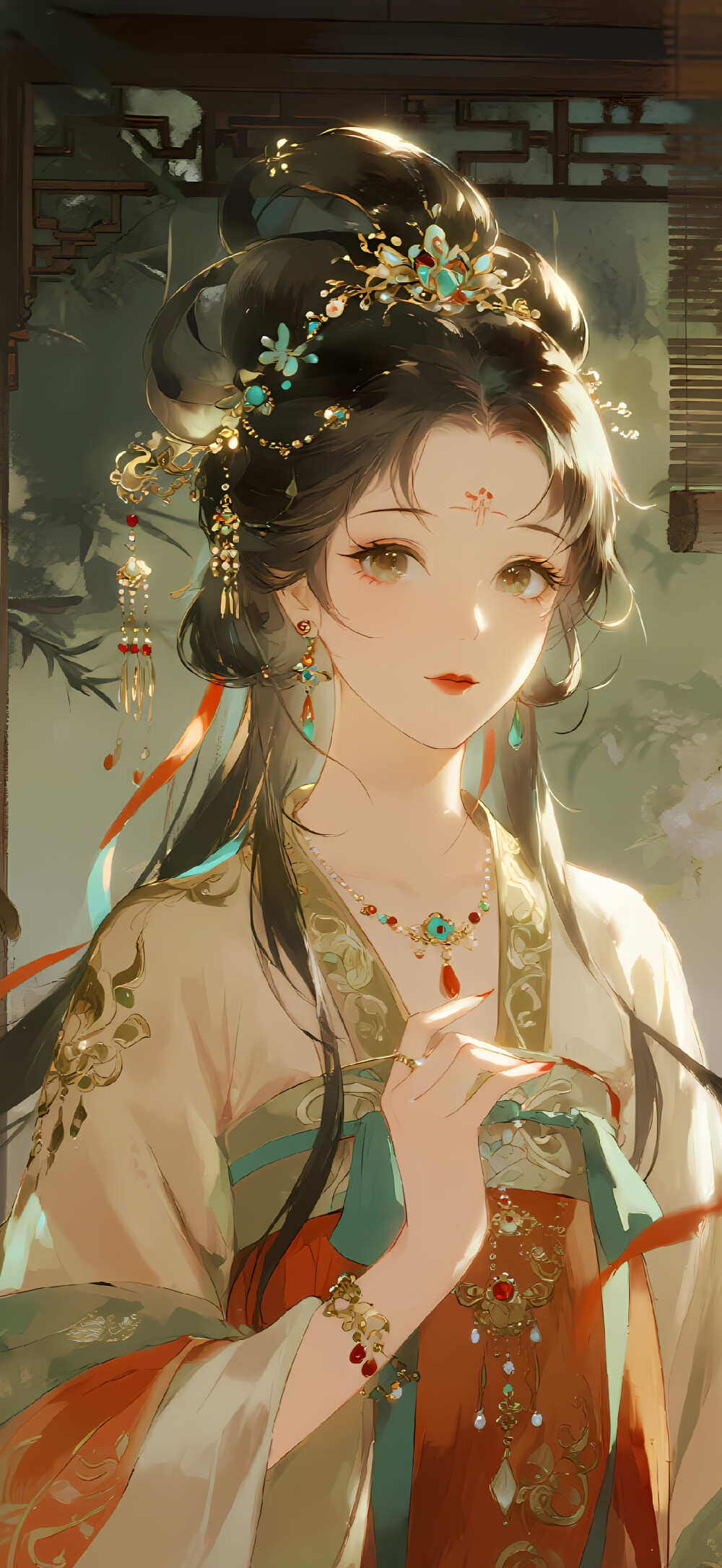 古风美人 古风少女插画-self