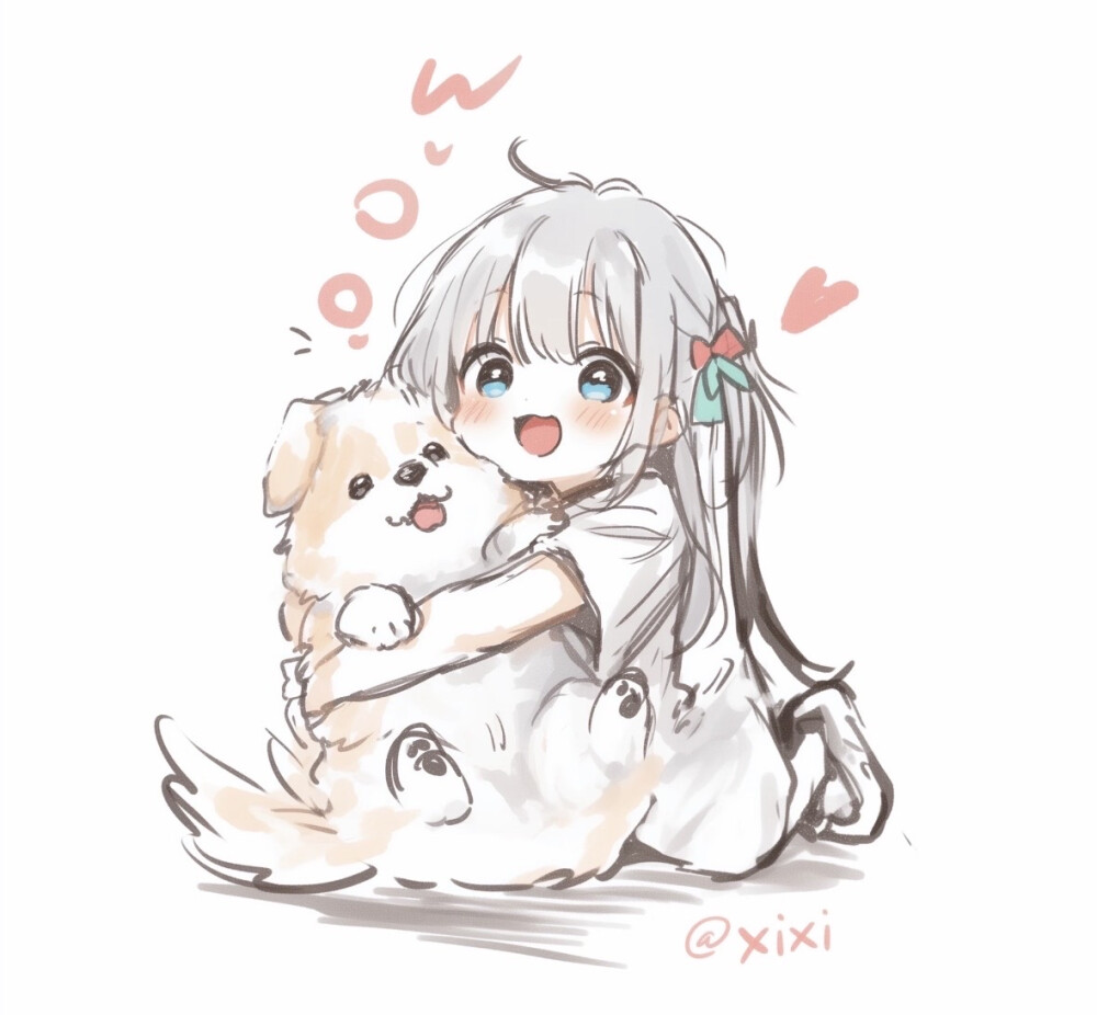 卡通萌宠萌妹头像