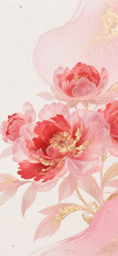 一簇牡丹花 粉色系雍容华贵国色牡丹-self