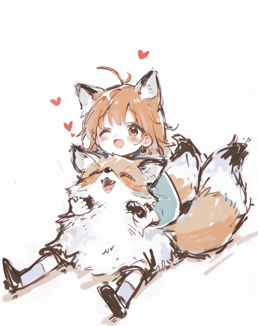 卡通萌宠萌妹头像