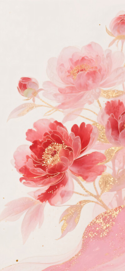 一簇牡丹花 粉色系雍容华贵国色牡丹-self