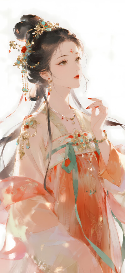 古风美人 古风少女插画-self