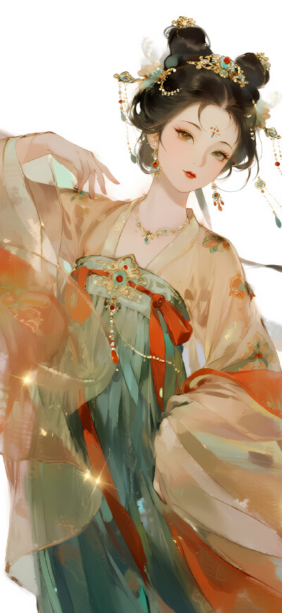 古风美人 古风少女插画-self