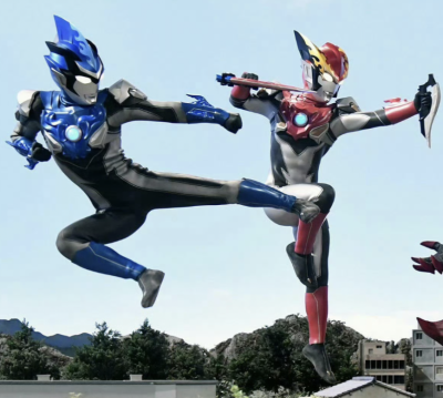 罗索奥特曼和布鲁奥特曼。《罗布奥特曼》。(侵权删)