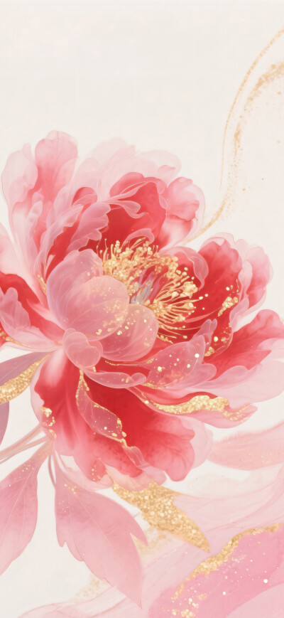 一簇牡丹花 粉色系雍容华贵国色牡丹-self