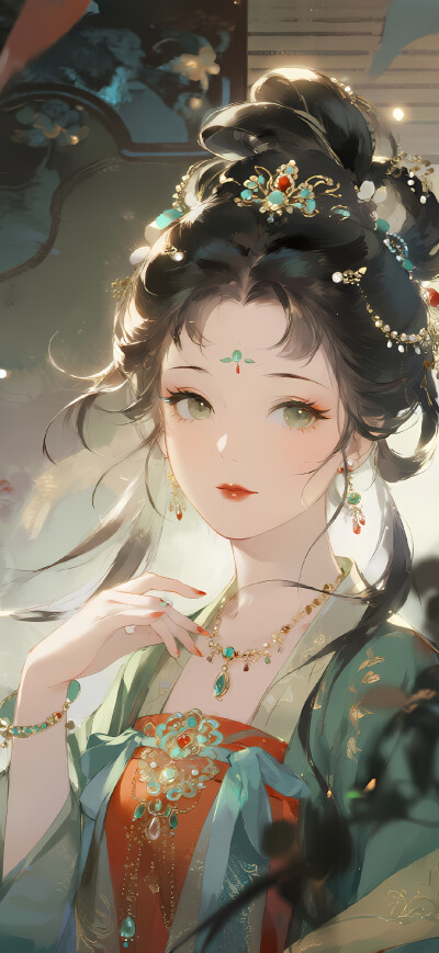 古风美人 古风少女插画-self