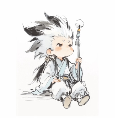 可爱卡通男头
