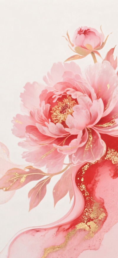 一簇牡丹花 粉色系雍容华贵国色牡丹-self