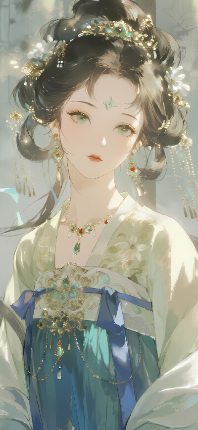 古风美人 古风少女插画-self