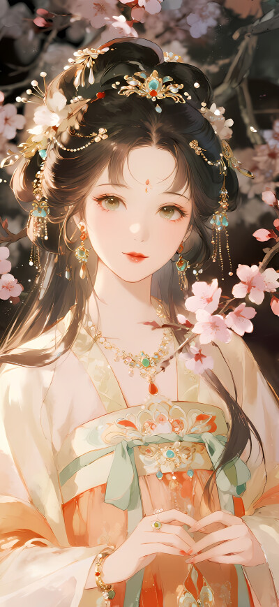 古风美人 古风少女插画-self