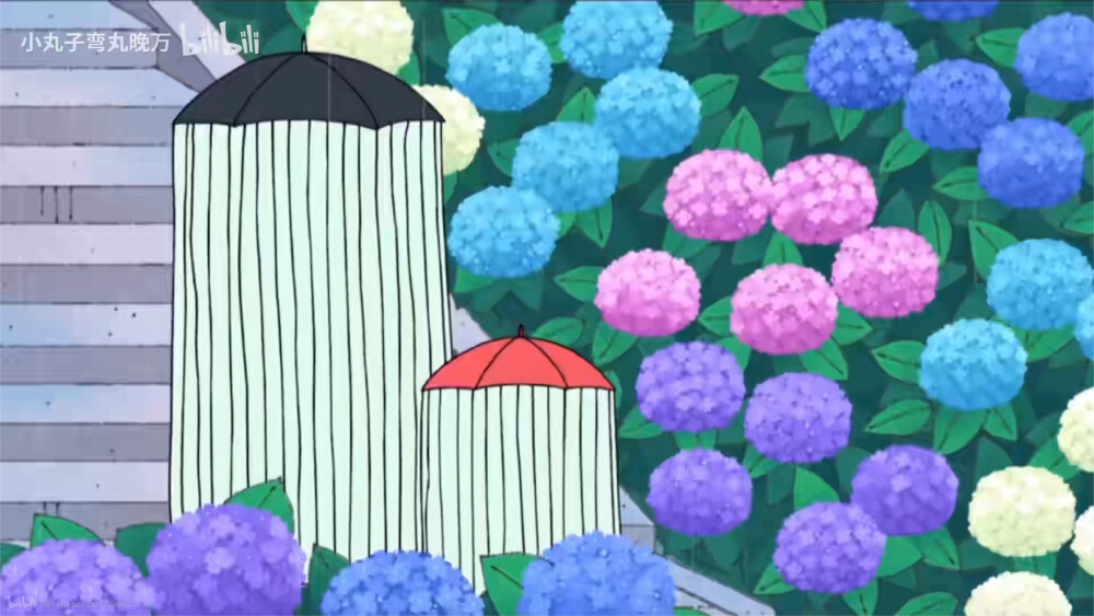 小丸子和爷爷的雨伞