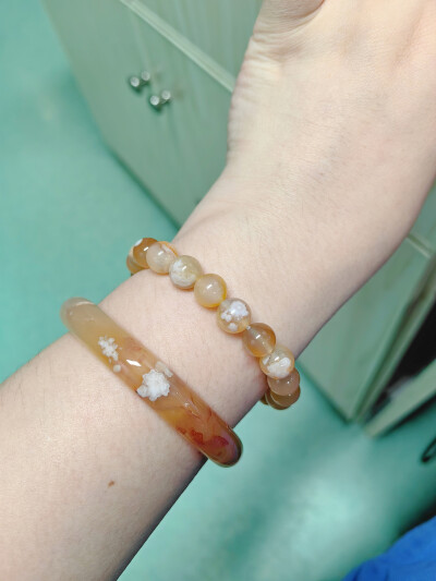 美丽的樱花玛瑙