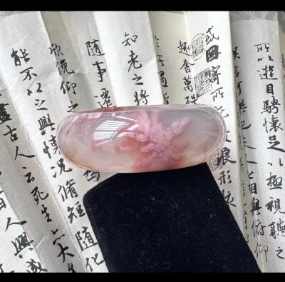 美丽的樱花玛瑙