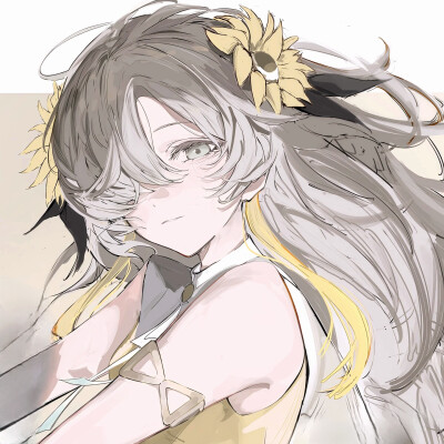 冷色调质感女生头像，来自网络侵删