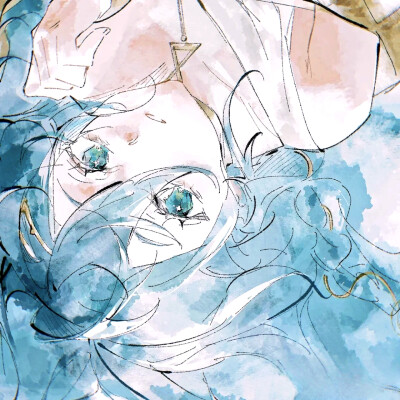 冷色调质感女生头像，来自网络侵删