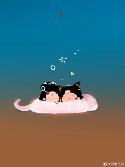 在几百岁的蛇公眼里这应该就是只小奶猫吧～
#子夜归#