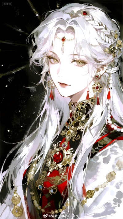 手绘女