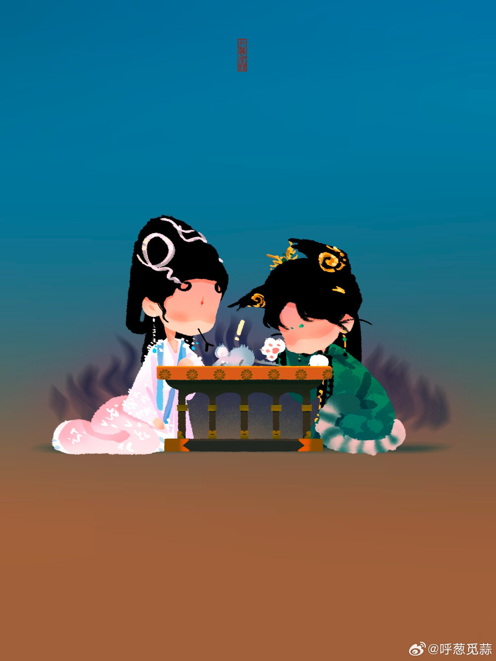 在几百岁的蛇公眼里这应该就是只小奶猫吧～
#子夜归#