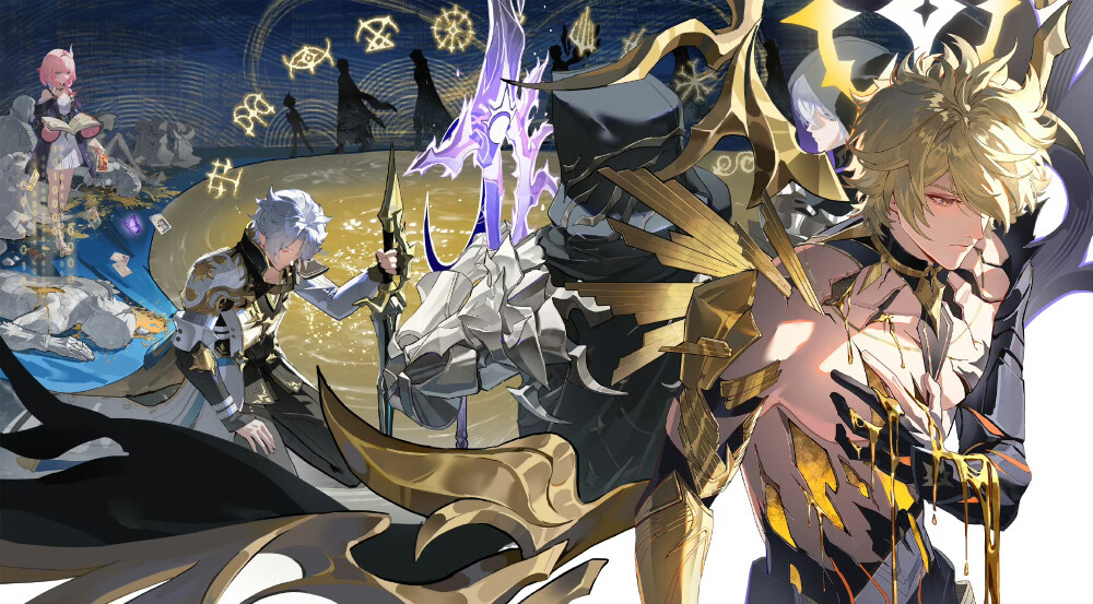 【白厄&昔涟】
x：当金作虚泽