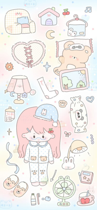 可爱女孩壁纸套图