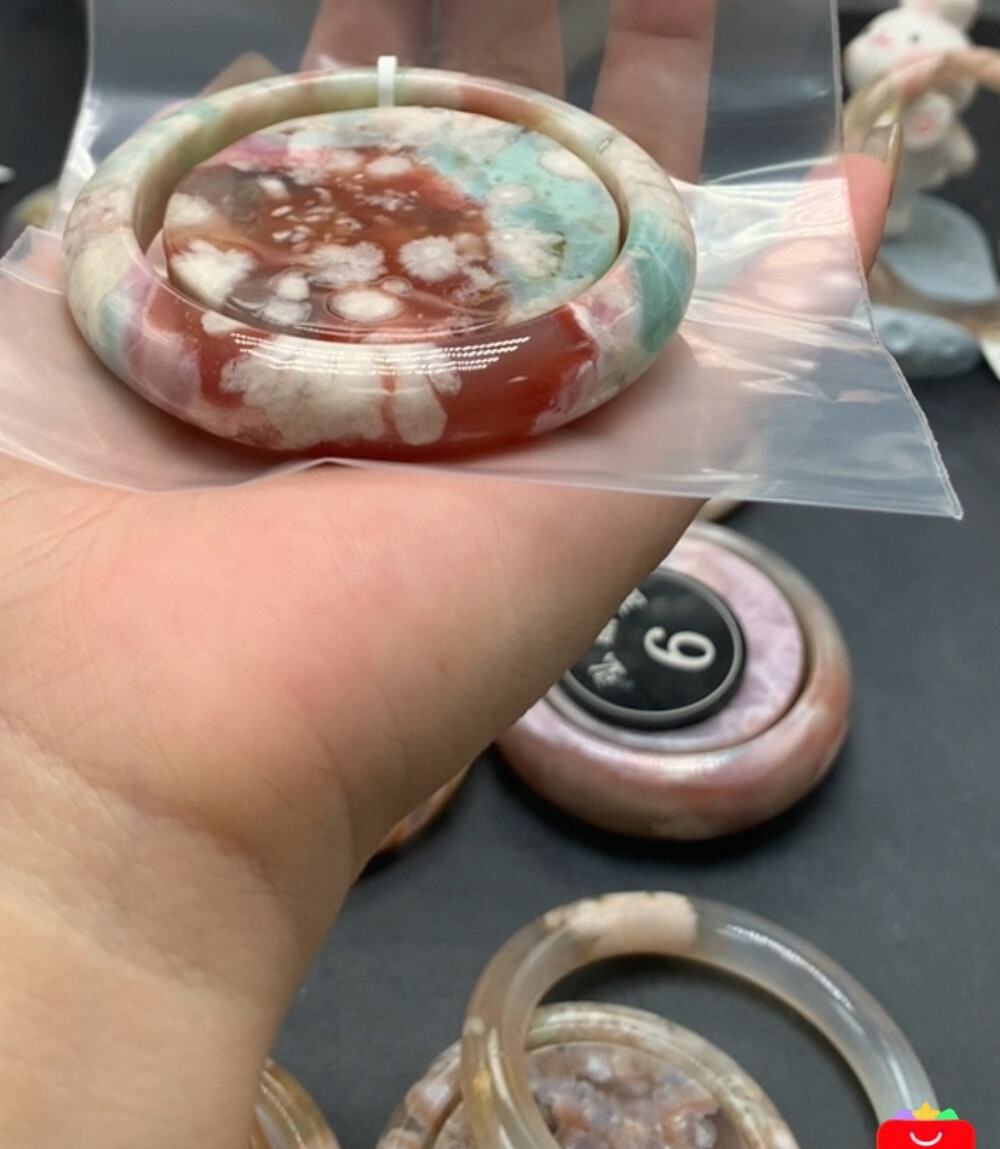 美丽的樱花玛瑙