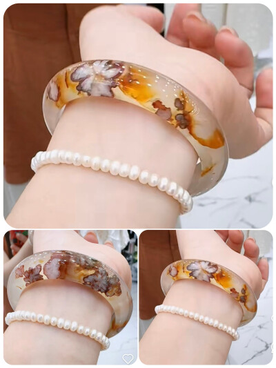 美丽的樱花玛瑙