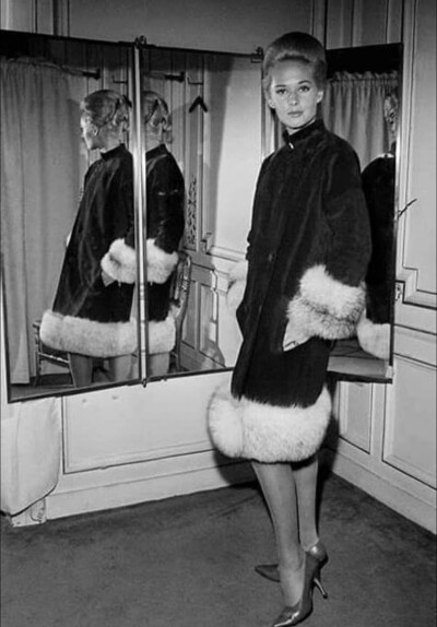 模特时期的Tippi Hedren