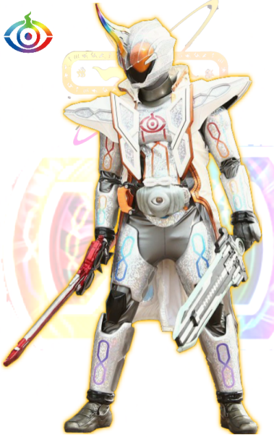 假面骑士灵骑，无限魂。太阳镜锯剑、眼魂枪剑。(侵权删)