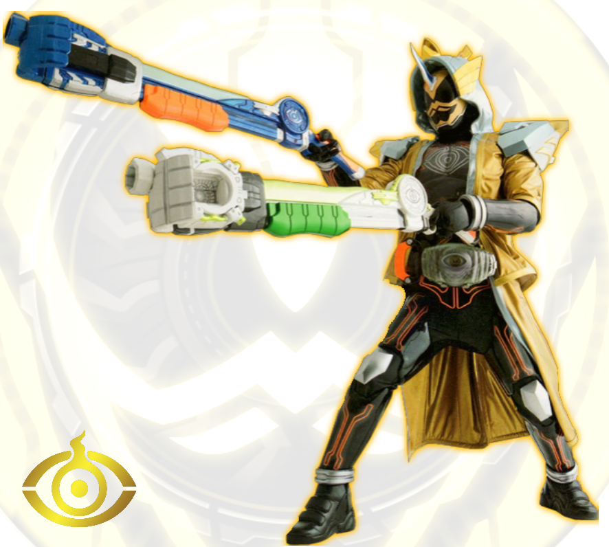 假面骑士灵骑，天下统一魂。眼枪臂腕、眼枪捕手。(侵权删)