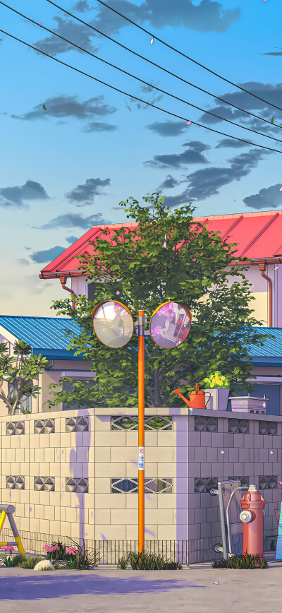 二次元动漫场景 插画师：Omorphia Visual