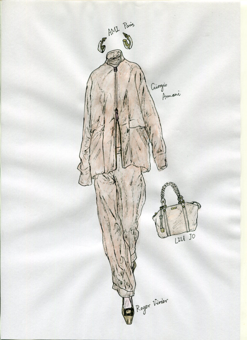 2025年秋冬款。自在珊瑚色。