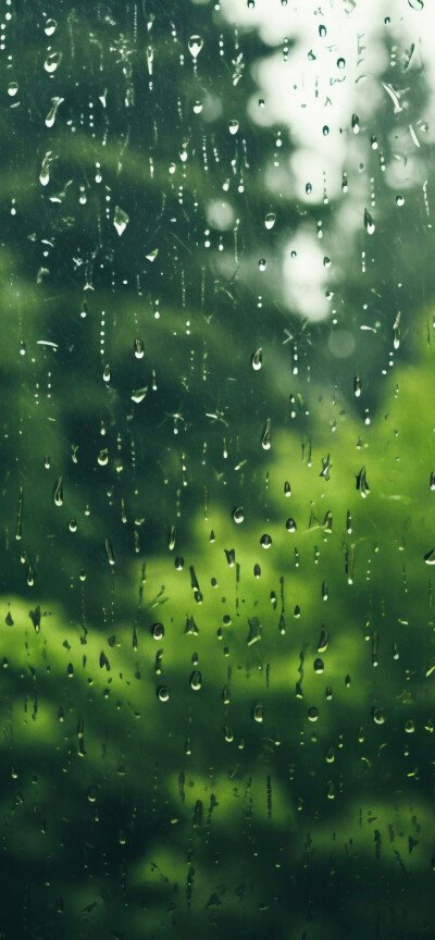 雨滴窗棂