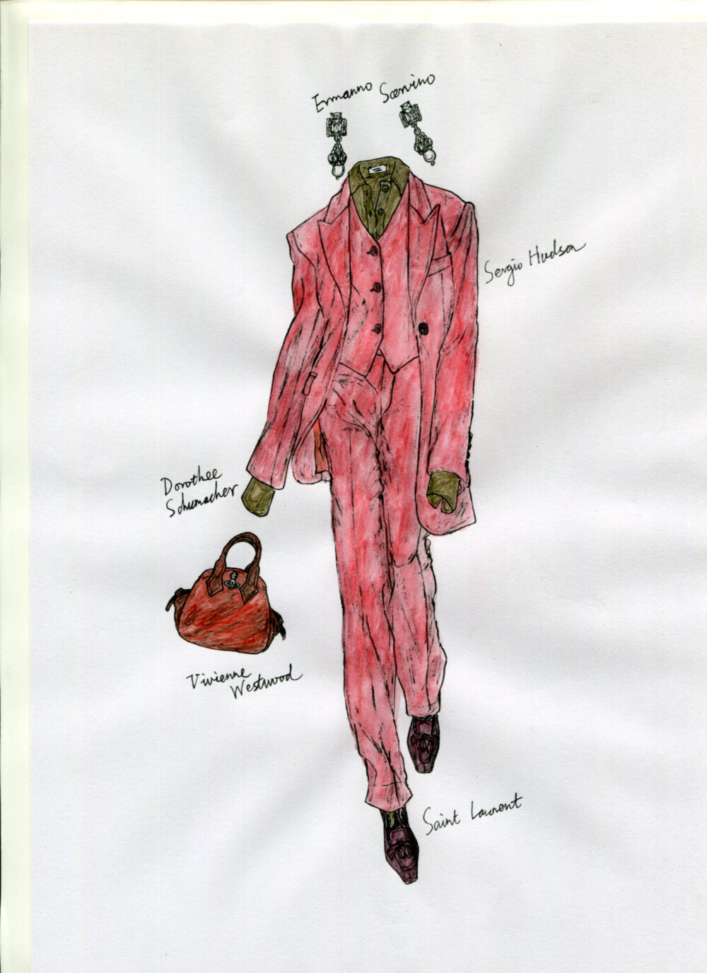 2025年秋冬款。红西服战歌。