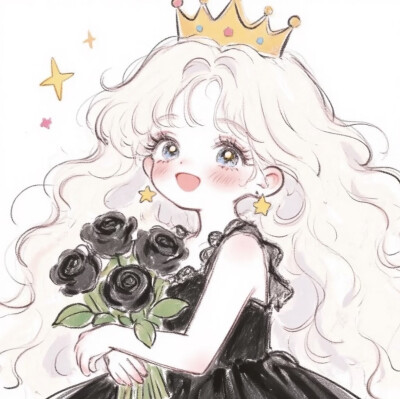 花花少女卡通头像