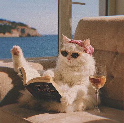 复古猫咪头像