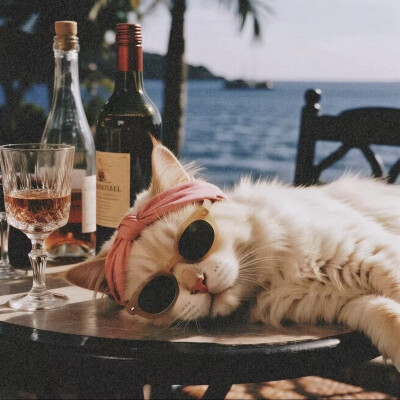 复古猫咪头像